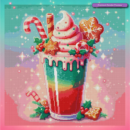The Christmas Smoothie Delight - Premium Render