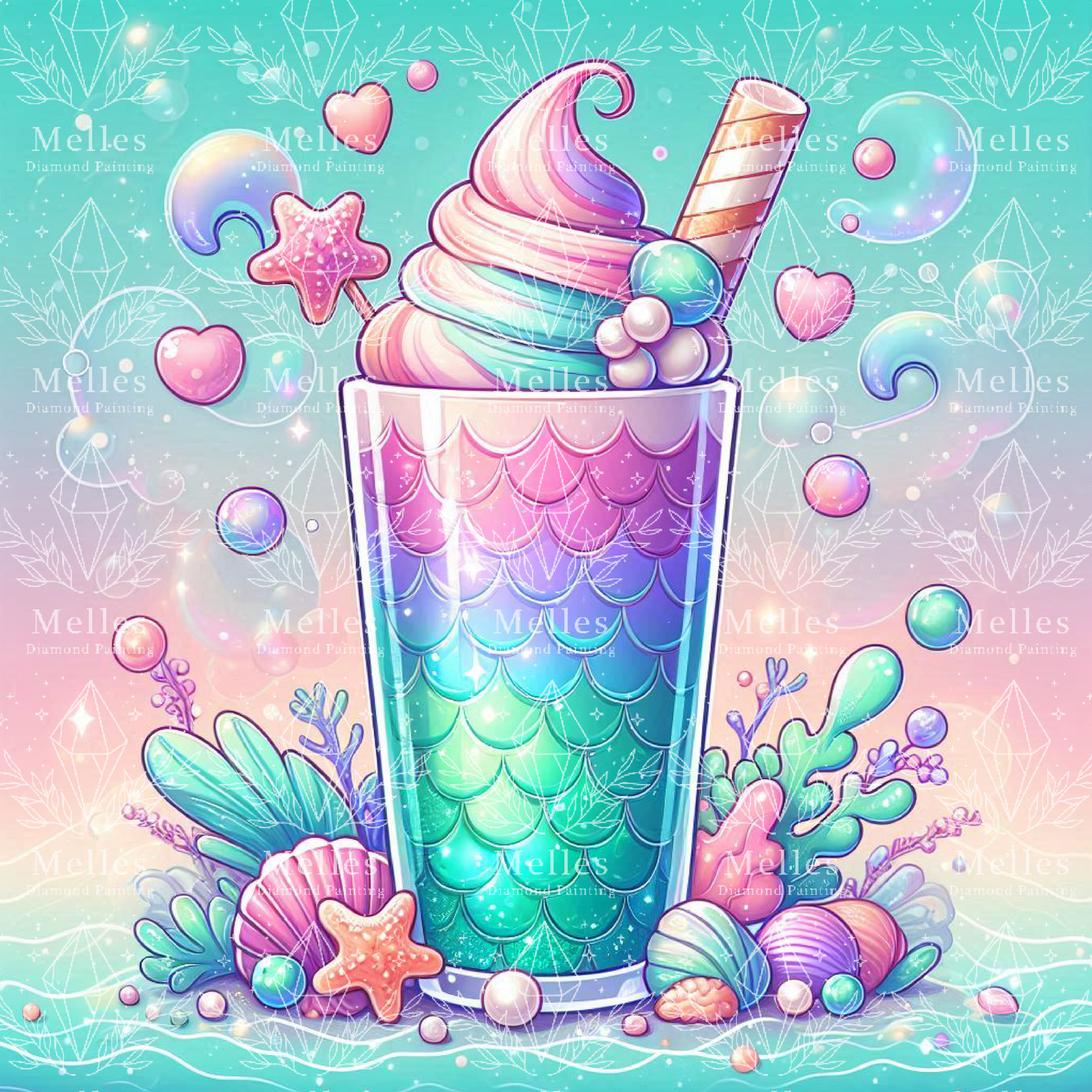 The Mermaid Smoothie Delight - Premium Render