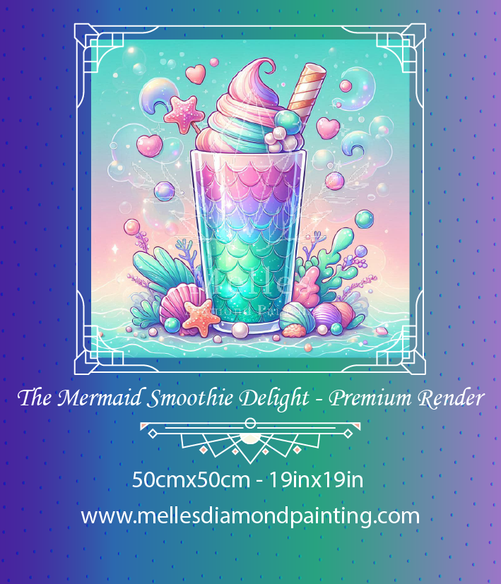 The Mermaid Smoothie Delight - Premium Render