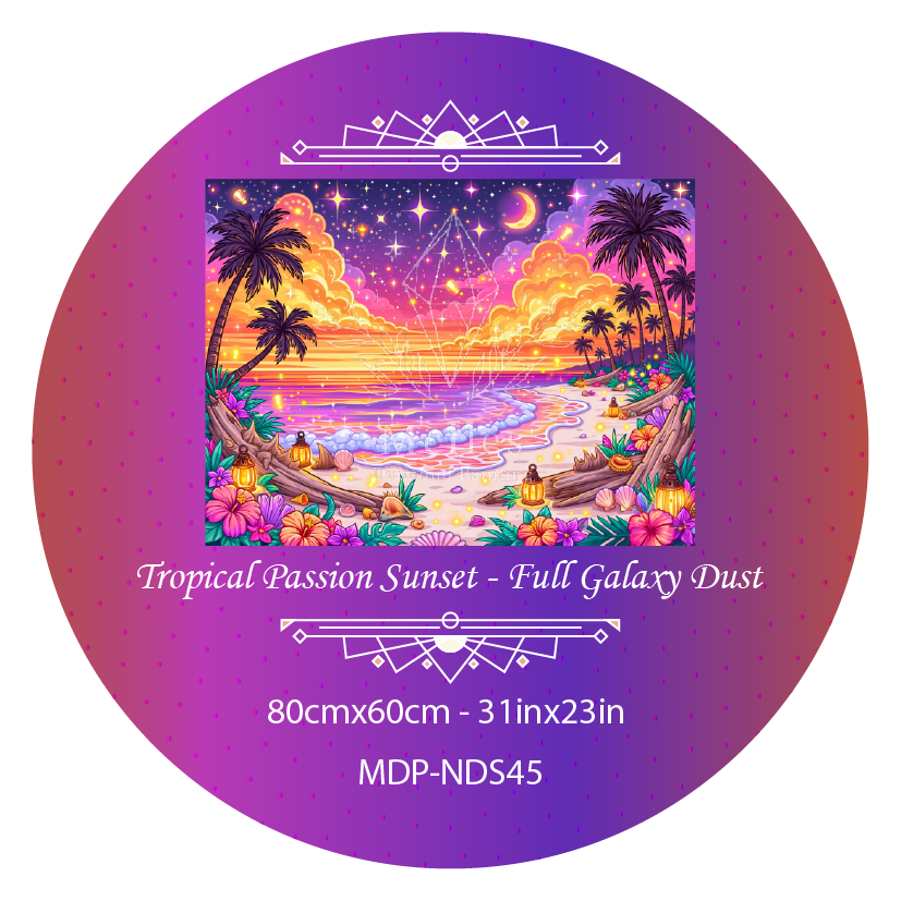 Tropical Passion Sunset - Full Galaxy Dust