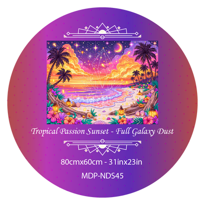 Tropical Passion Sunset - Full Galaxy Dust