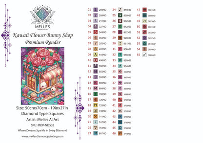 Kawaii Flower Bunny Shop - Full Galaxy Dust
