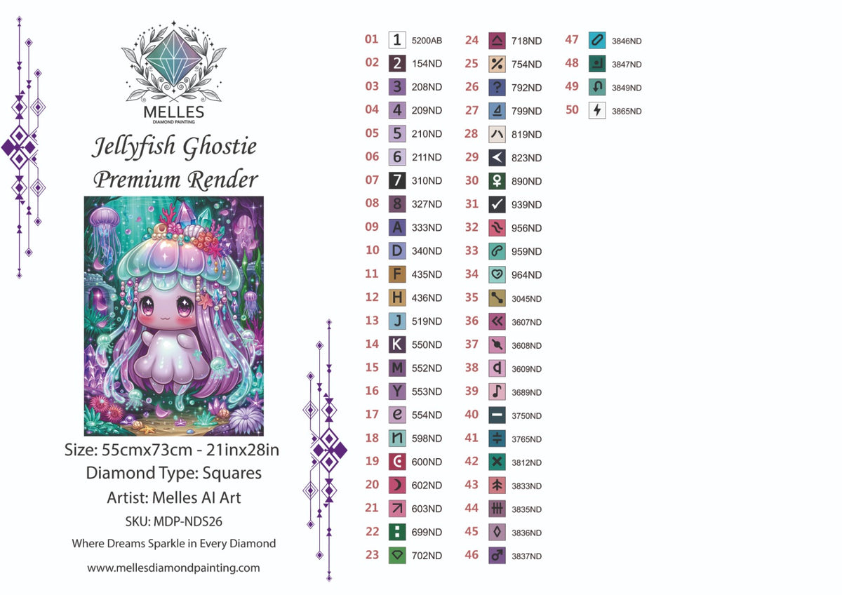 Jellyfish Ghostie - Galaxy Dust