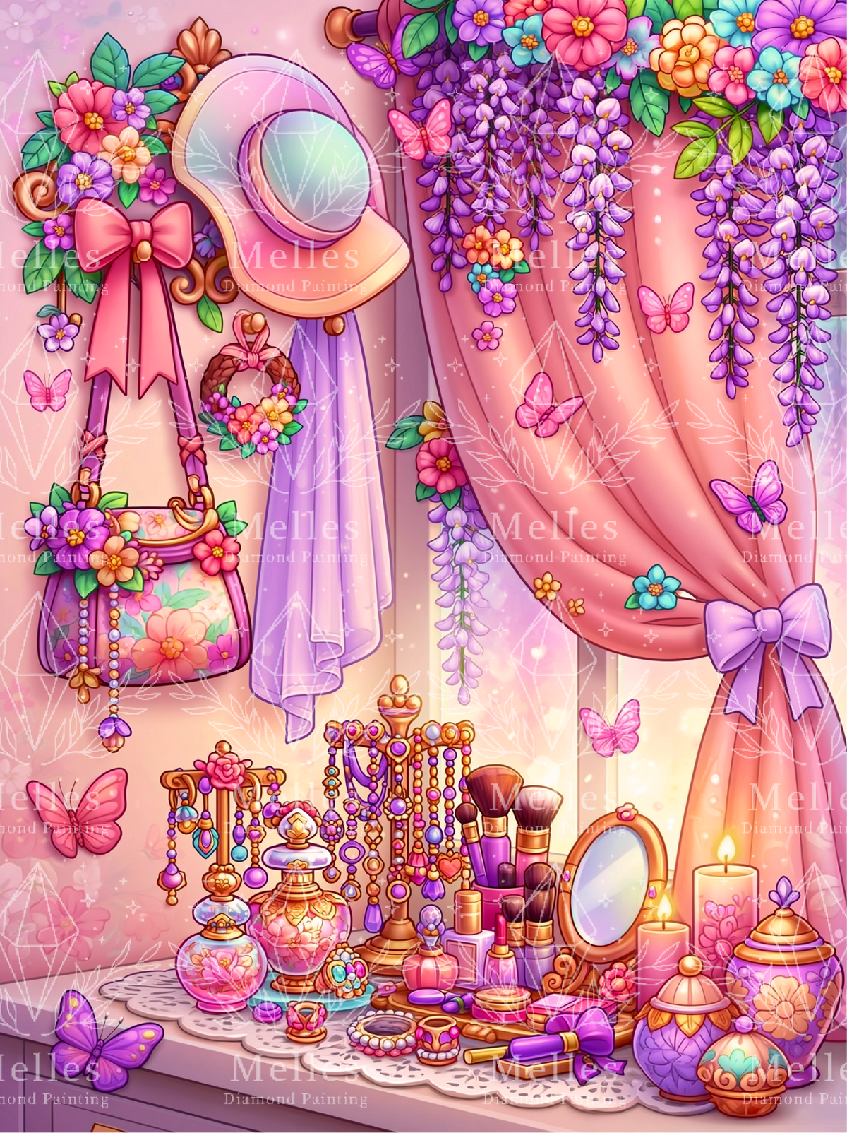 Wisteria Vanity  - Galaxy Dust