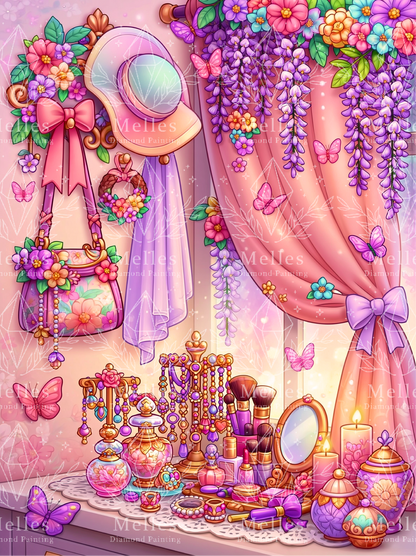 Wisteria Vanity  - Galaxy Dust